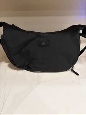 Adidas Black Crescent Crossbody Bag